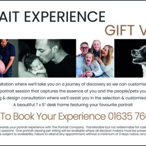 £25 Portrait Gift Voucher Front